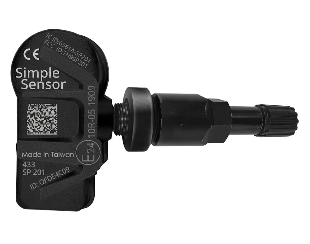 Orange TPMS-ventil sort